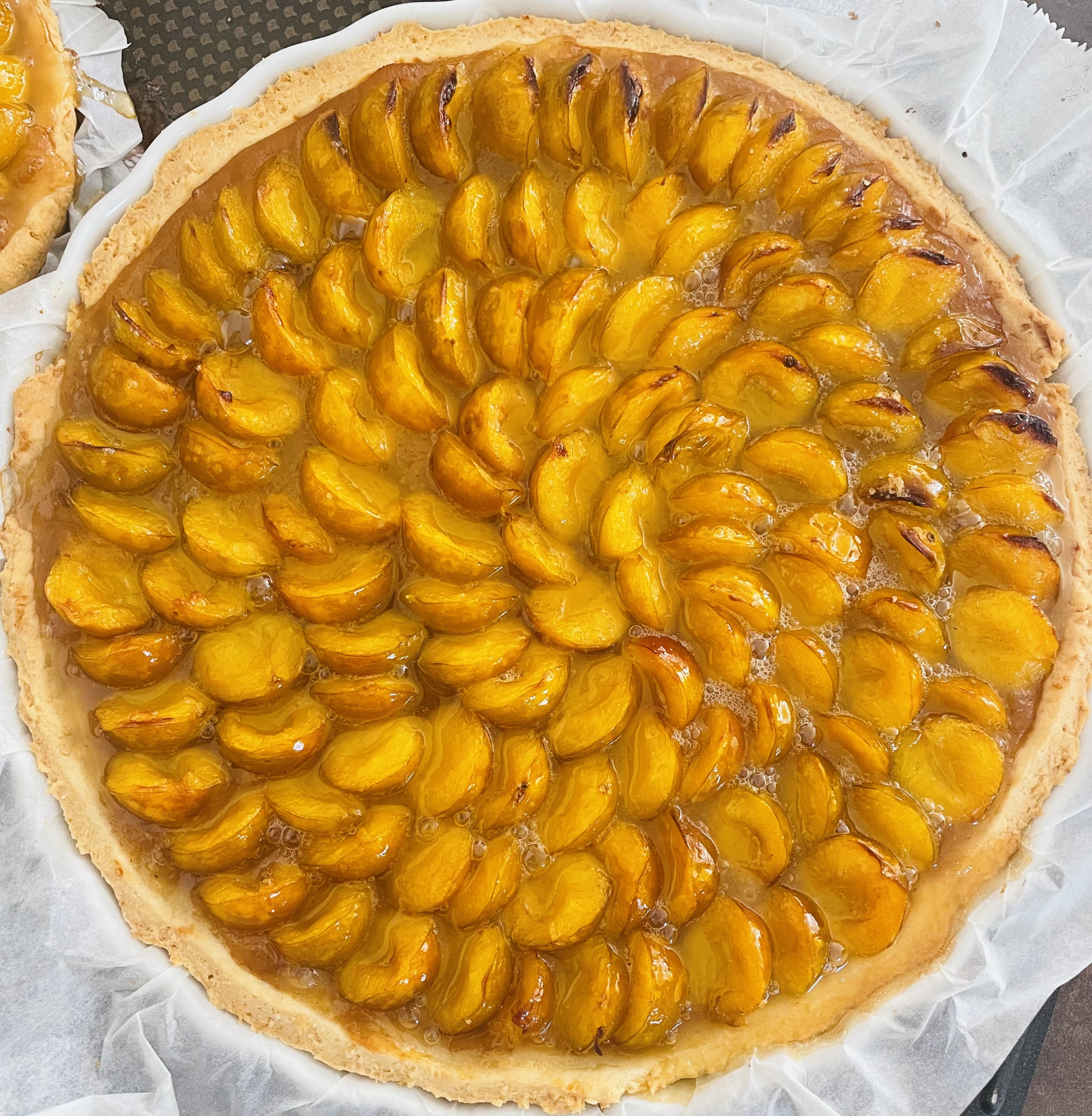 tarte aux mirabelles recette Sibylle l’atelier cuisine de Sibylle