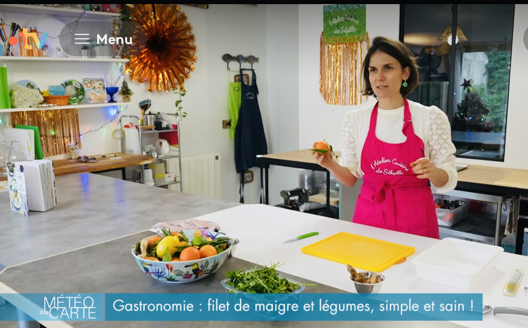 Émission Météo à la carte (France 3) : Filet de maigre en papillote aux agrumes et légumes marinés au four : pour bien démarrer 2026