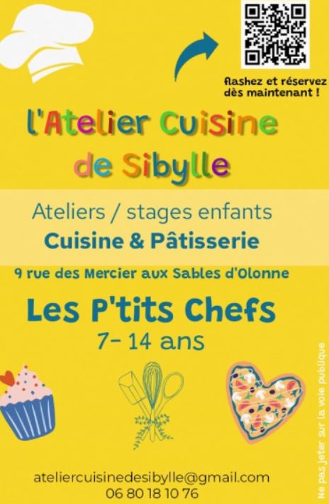 Les stages cuisine et pâtisserie enfants sont de retour cet été aux Sables d&rsquo;Olonne !